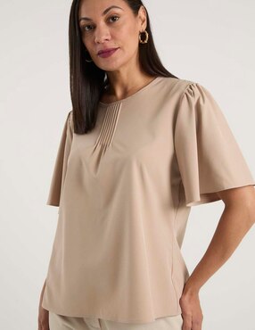 Blusa La Mode manga corta para mujer