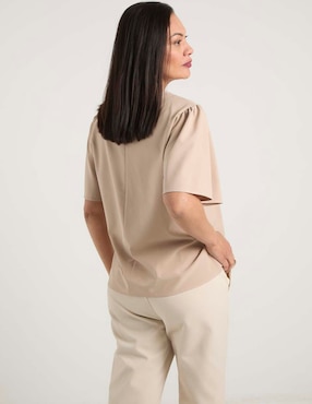 Blusa La Mode manga corta para mujer