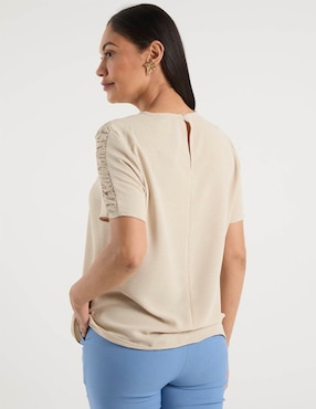 Blusa La Mode manga corta para mujer