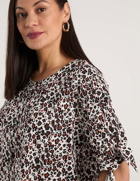 Blusa La Mode manga al codo para mujer