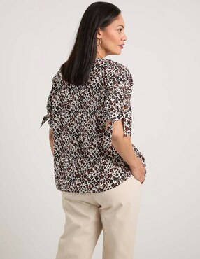 Blusa La Mode manga al codo para mujer