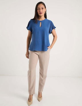 Blusa La Mode manga corta para mujer