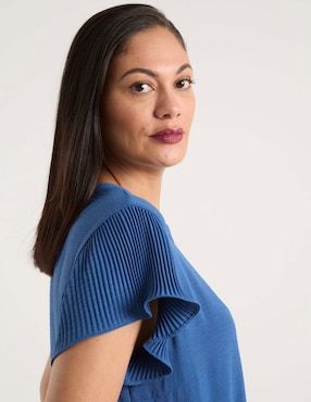 Blusa La Mode manga corta para mujer