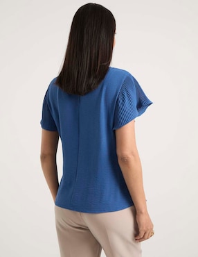 Blusa La Mode manga corta para mujer