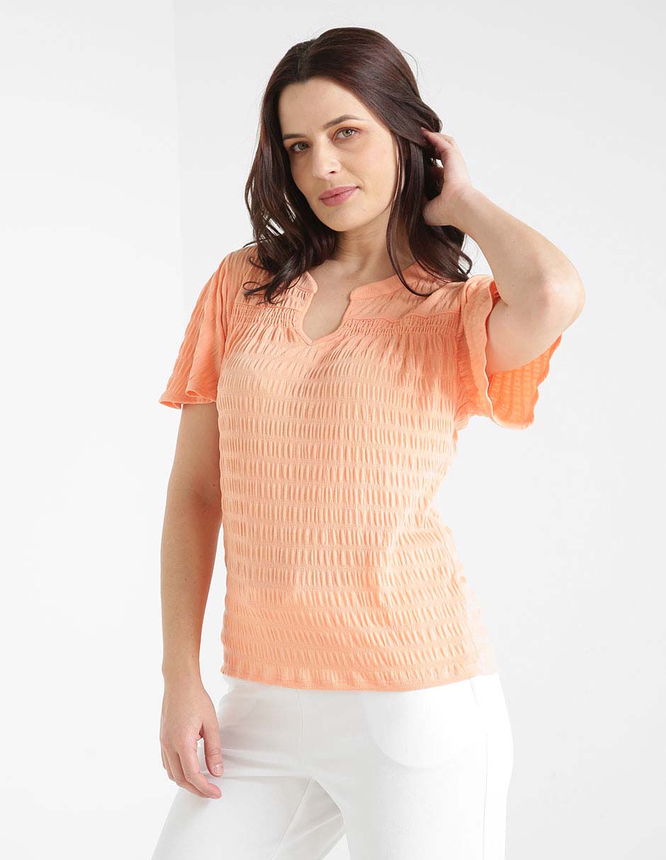 Blusa La Mode manga corta en SB