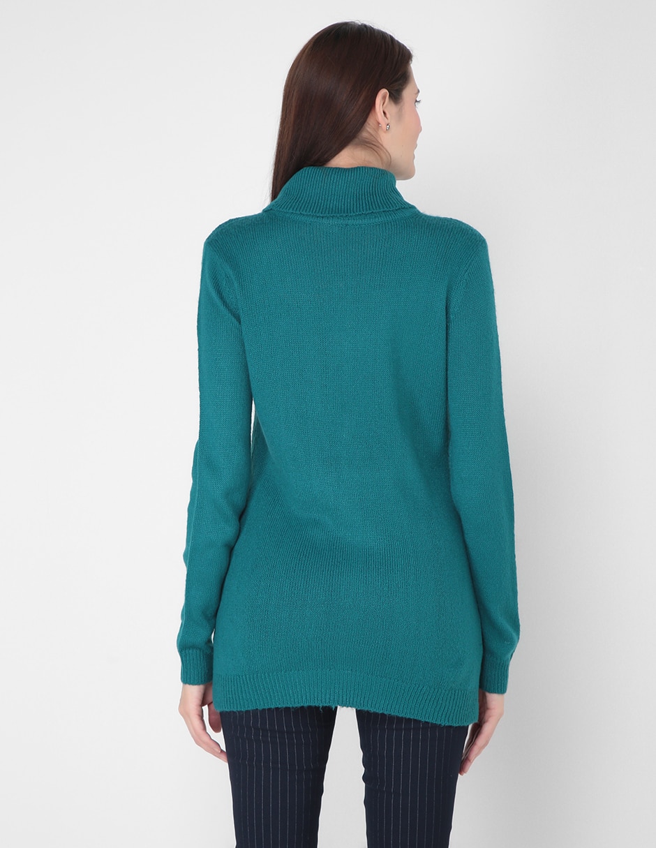 Suéter cuello tortuga para mujer 2