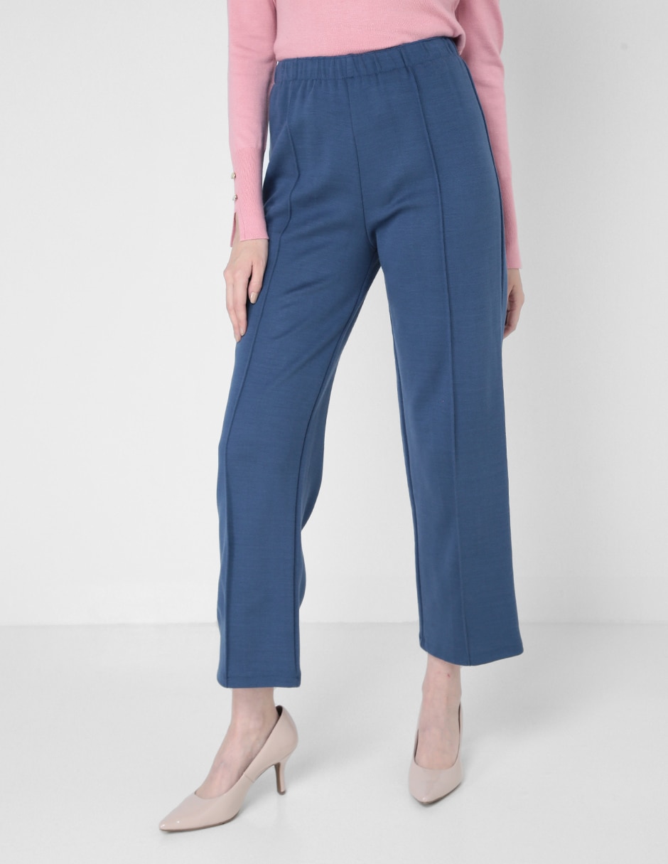 Pantalón de vestir straight para mujer