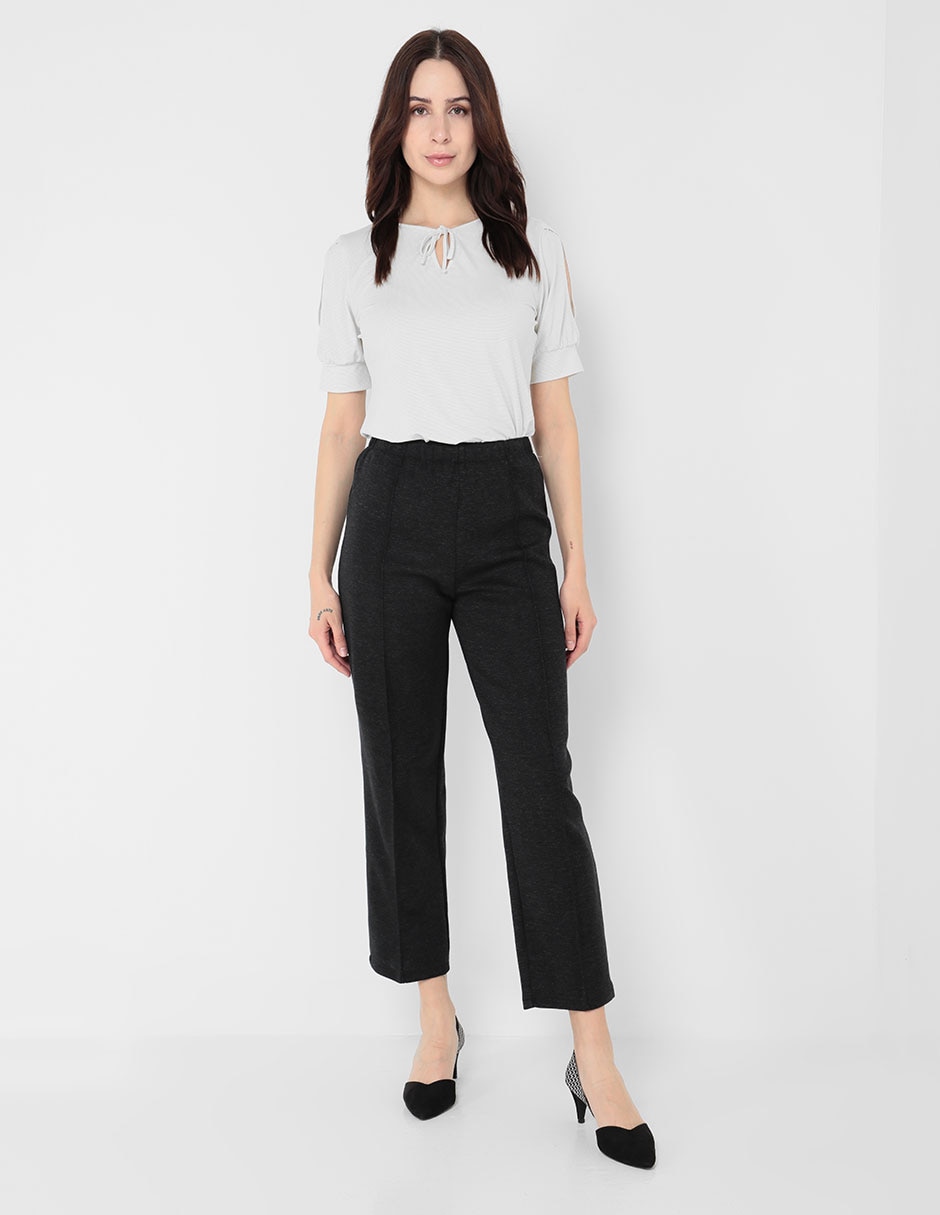 Pantalón de vestir straight para mujer 3
