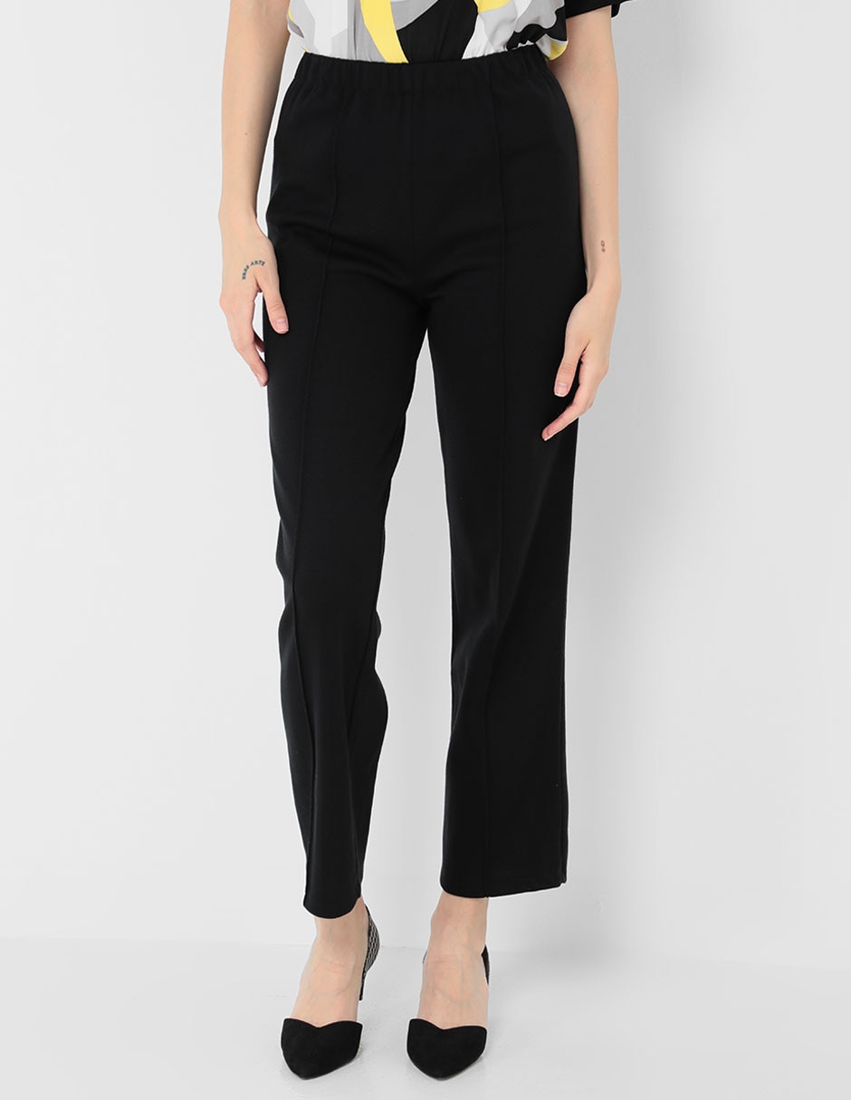 Pantalón de vestir straight para mujer Pantalón de vestir straight para mujer