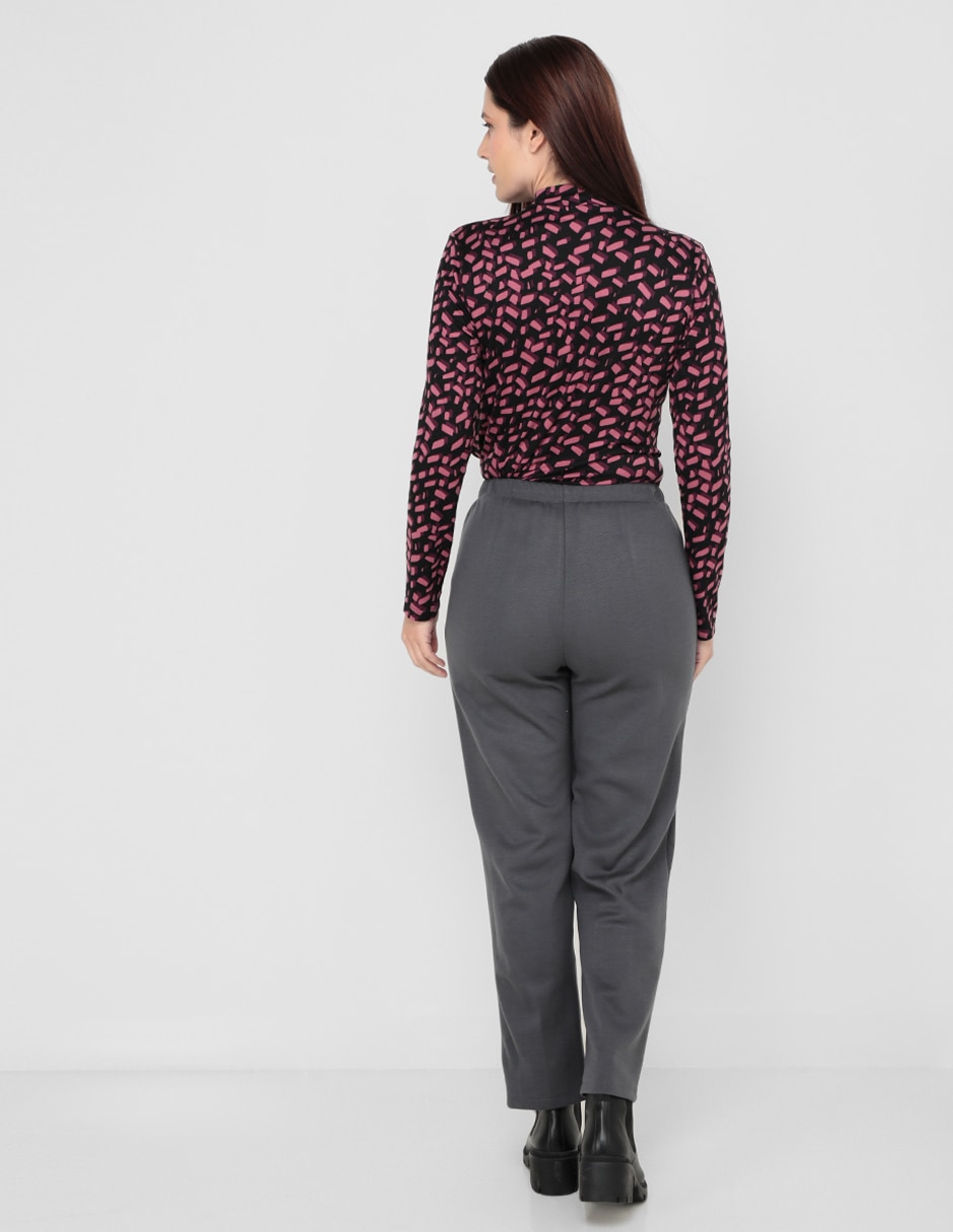 PANTALON LA MODE, 32, GRIS LISO CINTURA