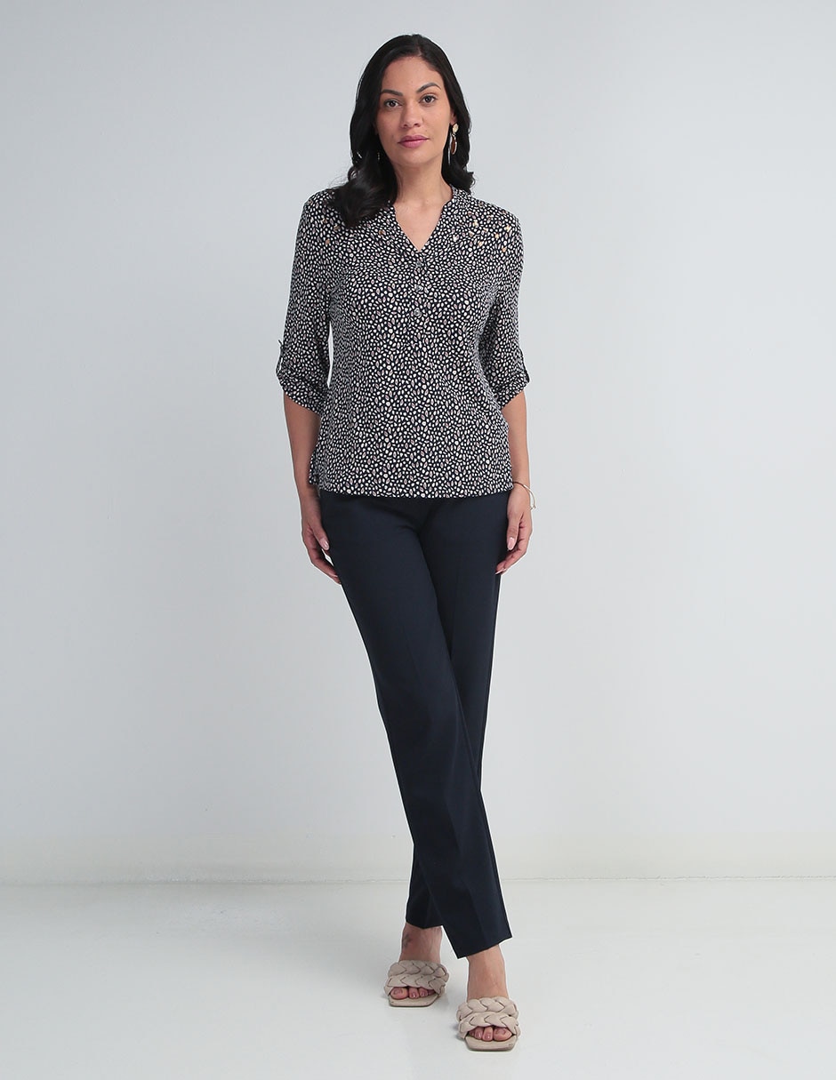 PANTALON LA MODE, 32, AZUL MARINO 24184