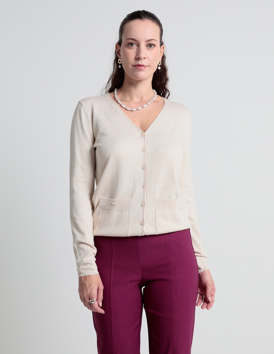 Ensamble cuello V para mujer Ensamble cuello V para mujer