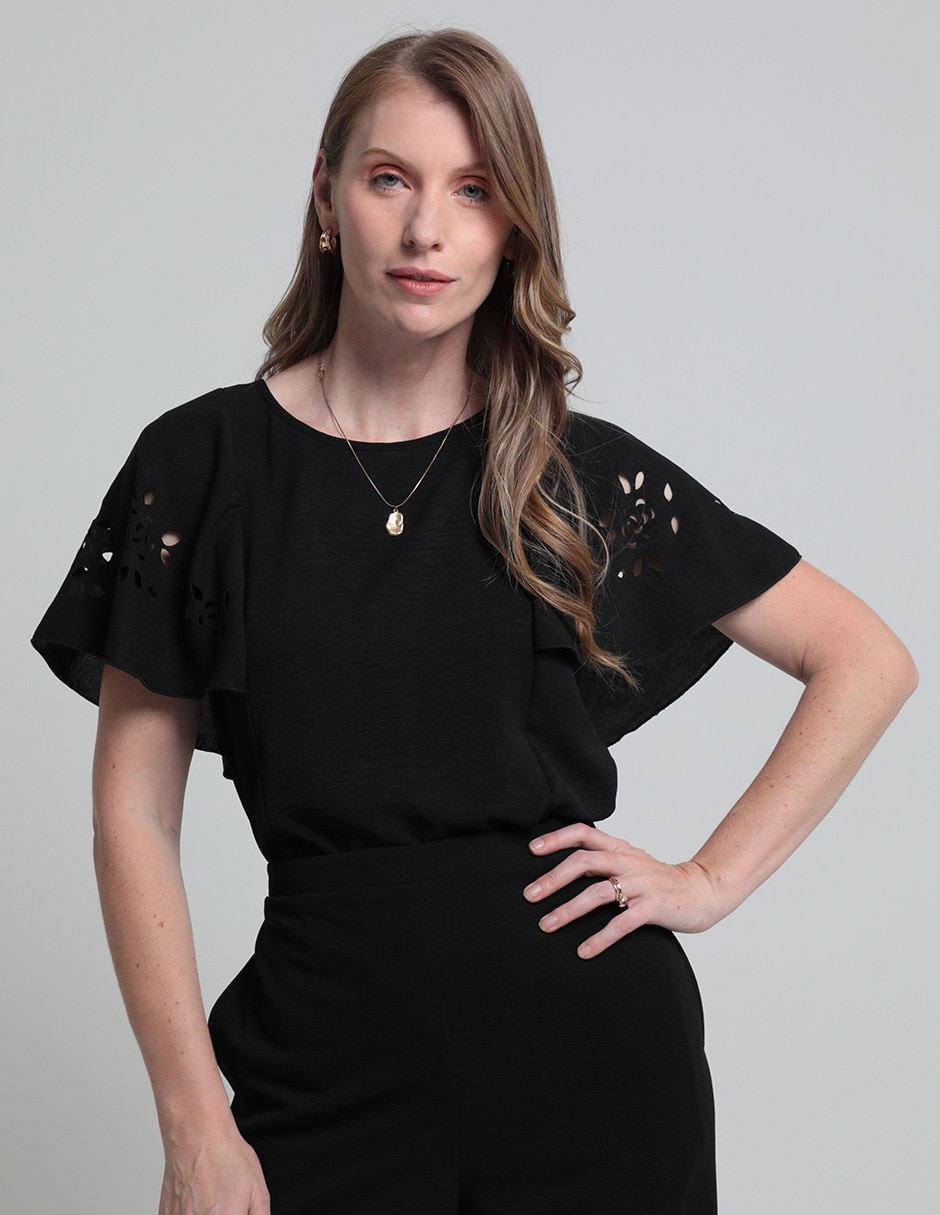Blusa manga corta para mujer 1