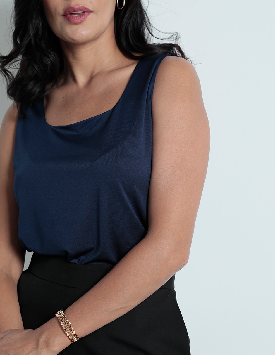 TOP LA MODE, M, AZUL MARINO 2484210C027