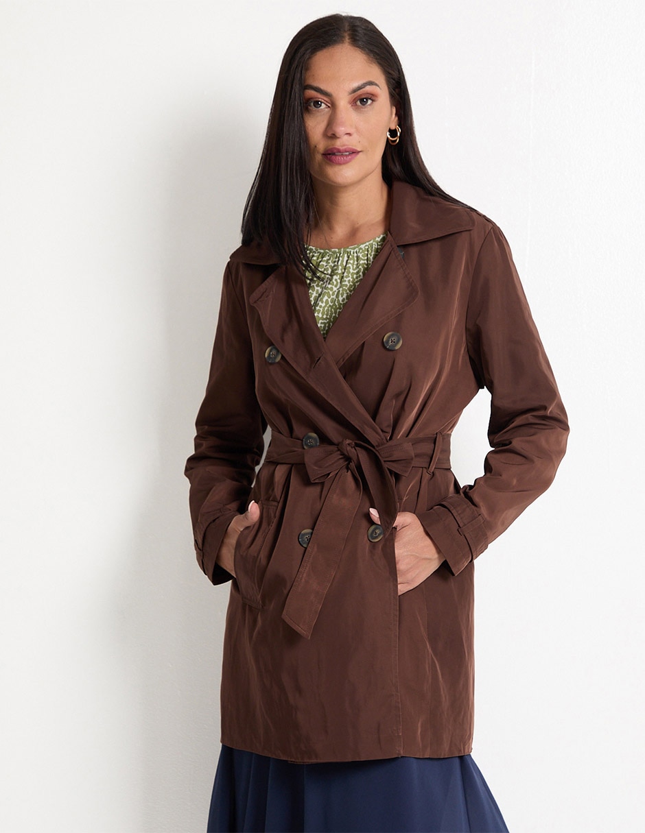 Gabardina con bolsillos para mujer Gabardina con bolsillos para mujer