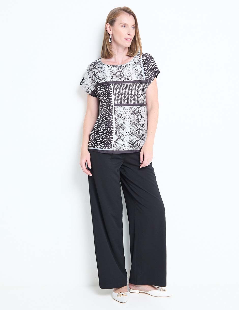 Blusa manga corta para mujer 3