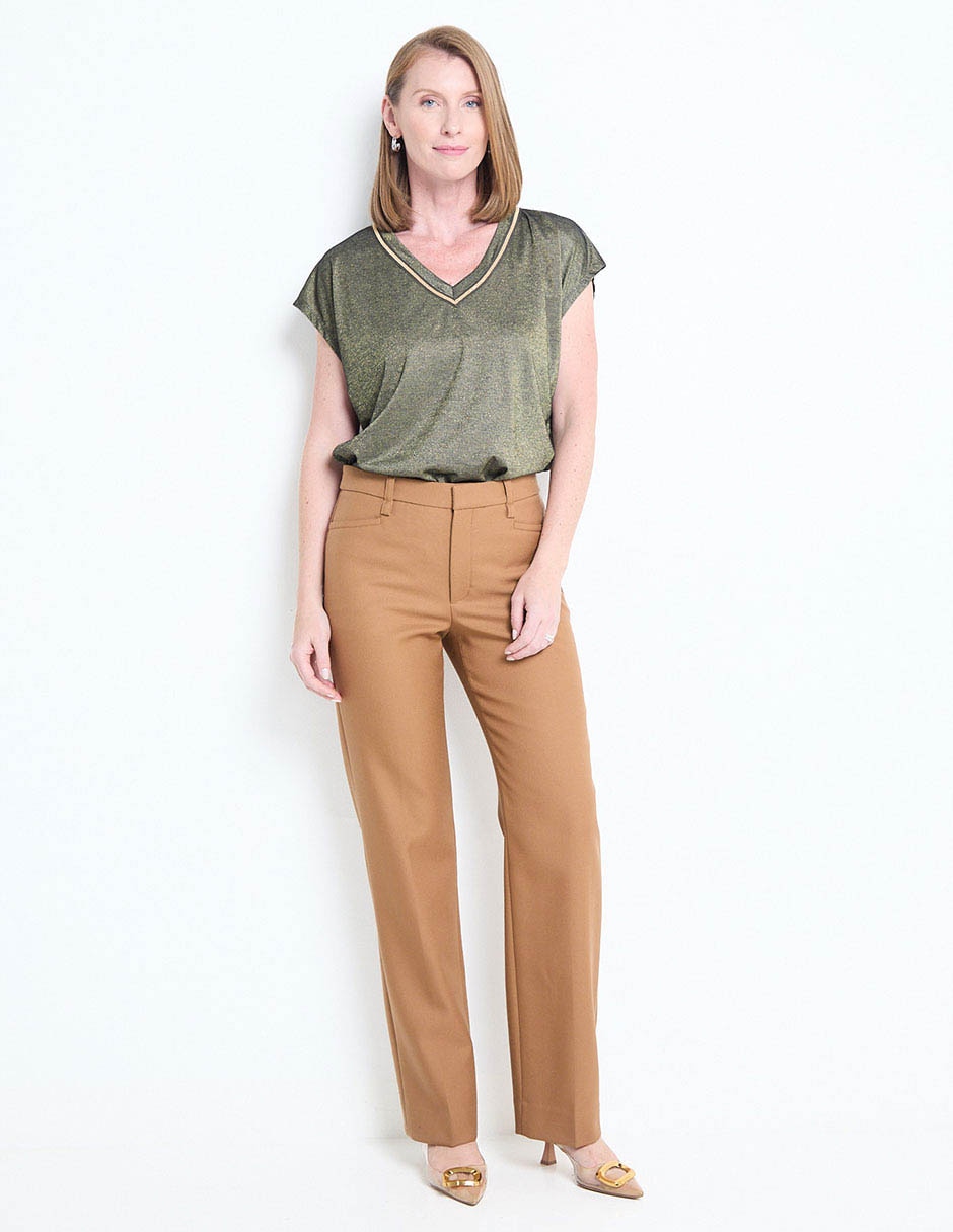 Blusa manga corta para mujer 4