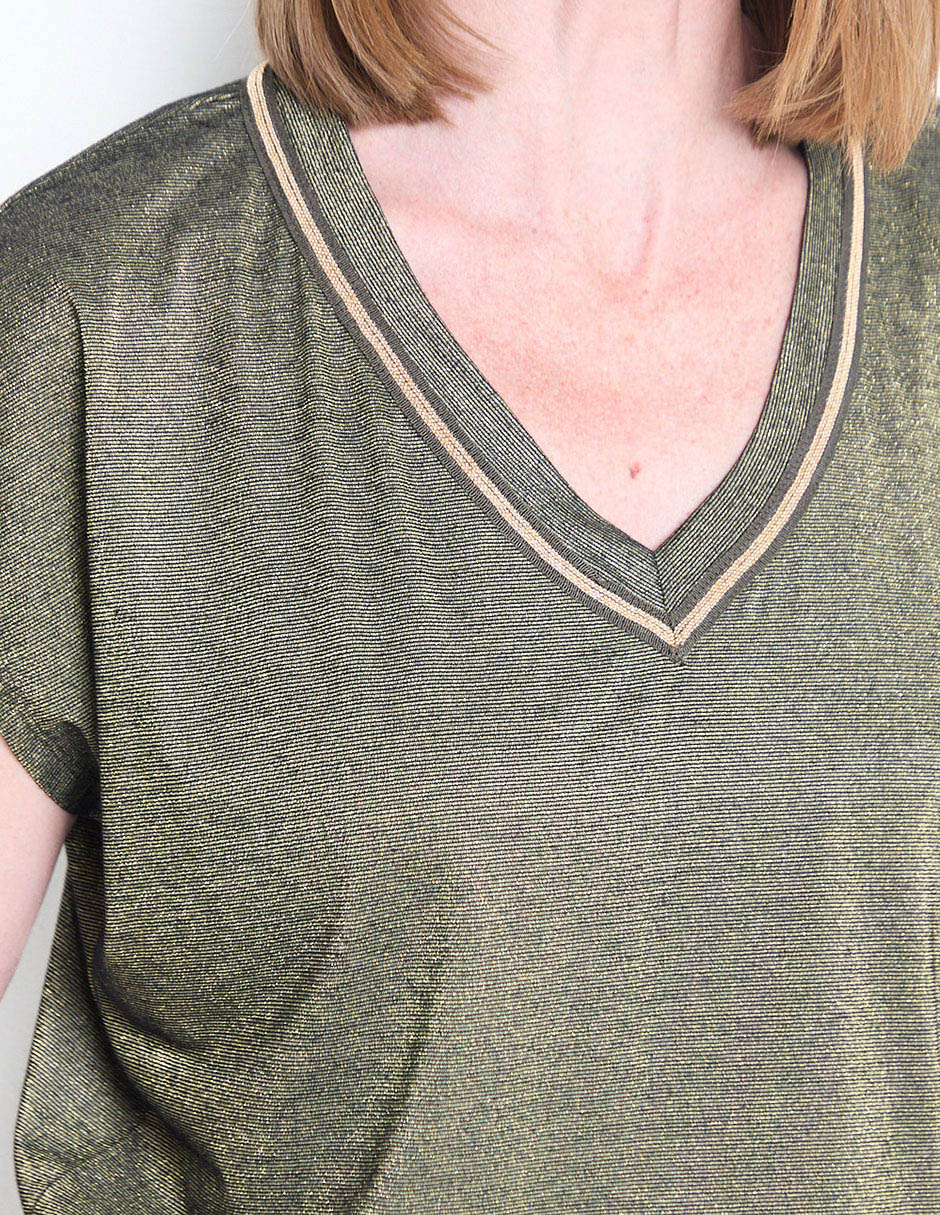 Blusa manga corta para mujer 2