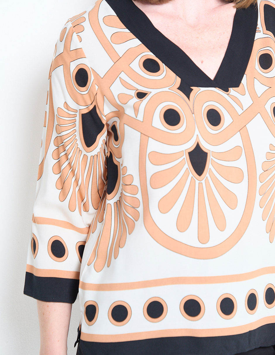 Blusa manga 3/4 para mujer 4