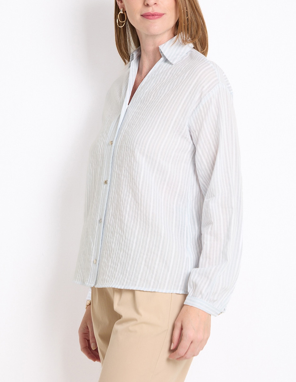 Blusa manga larga para mujer 5