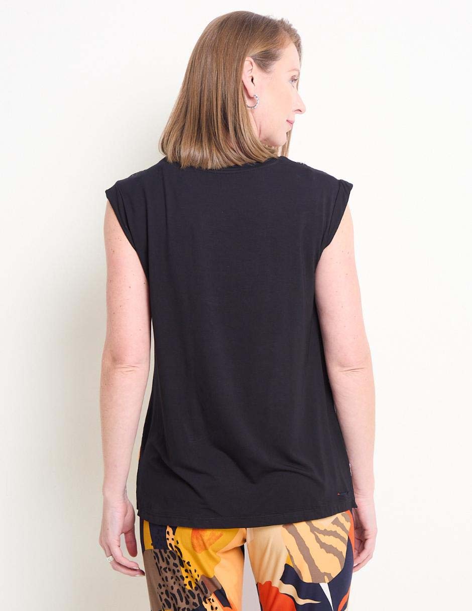Blusa manga corta para mujer 2