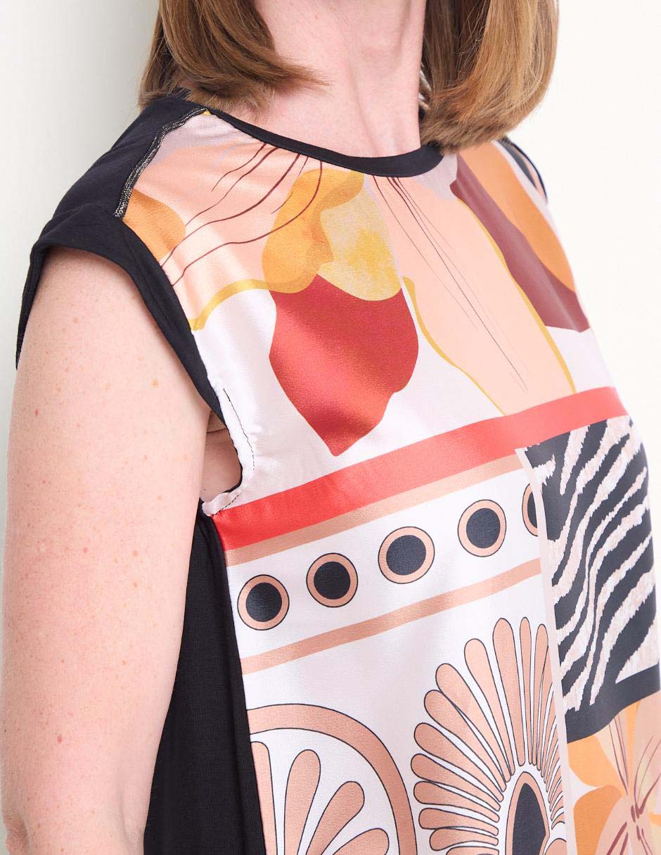 Blusa manga corta para mujer 4