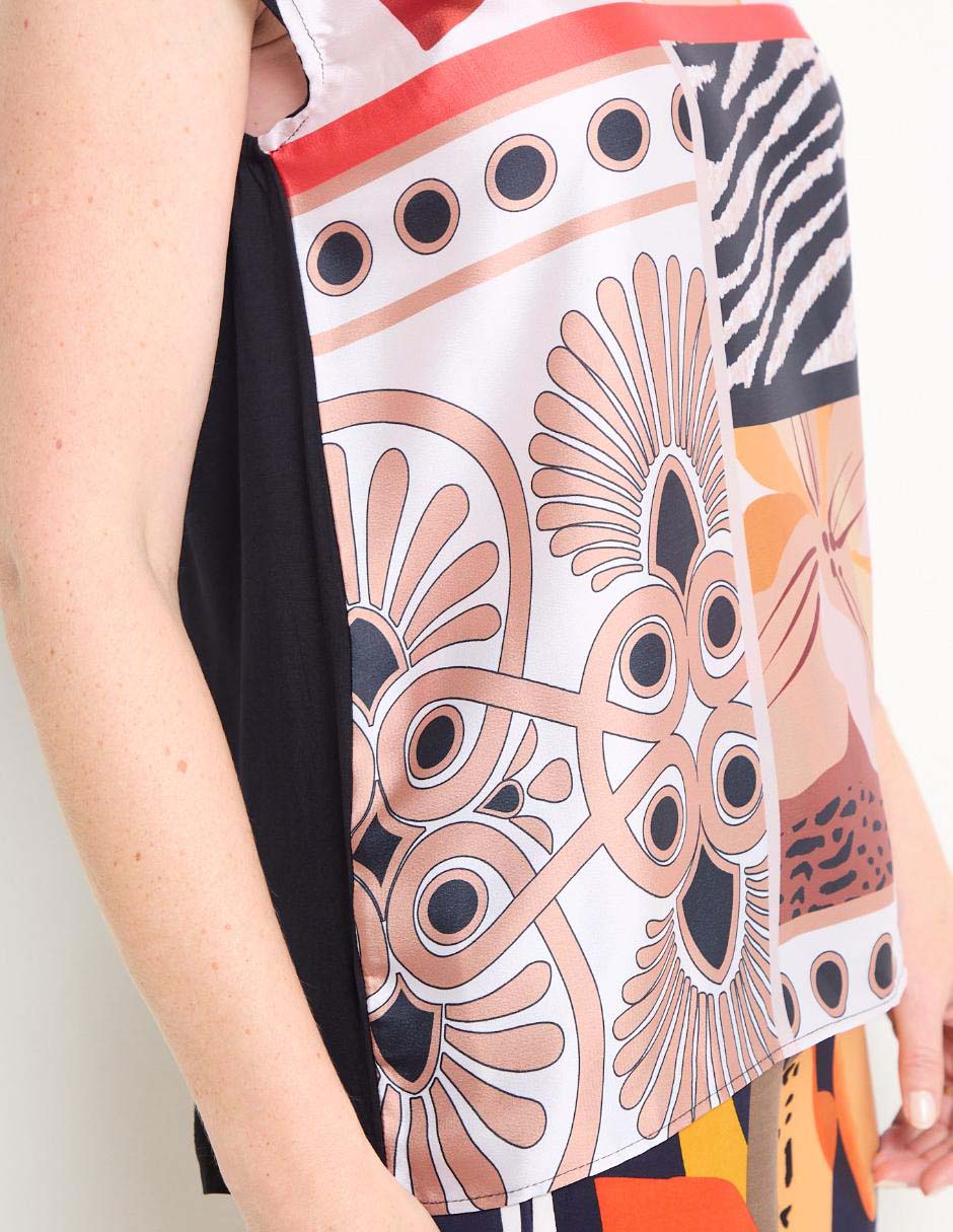 Blusa manga corta para mujer 5