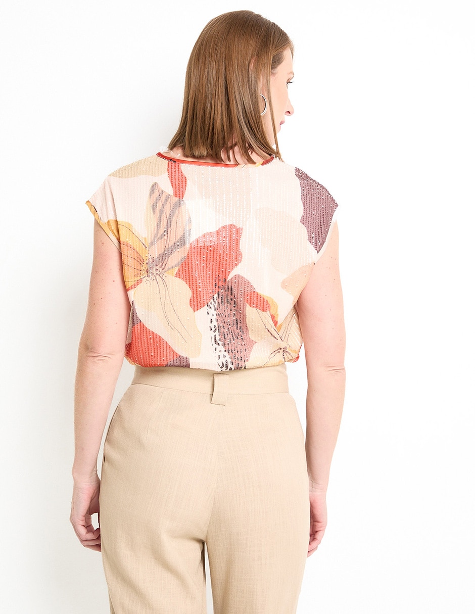 Blusa manga corta para mujer 2