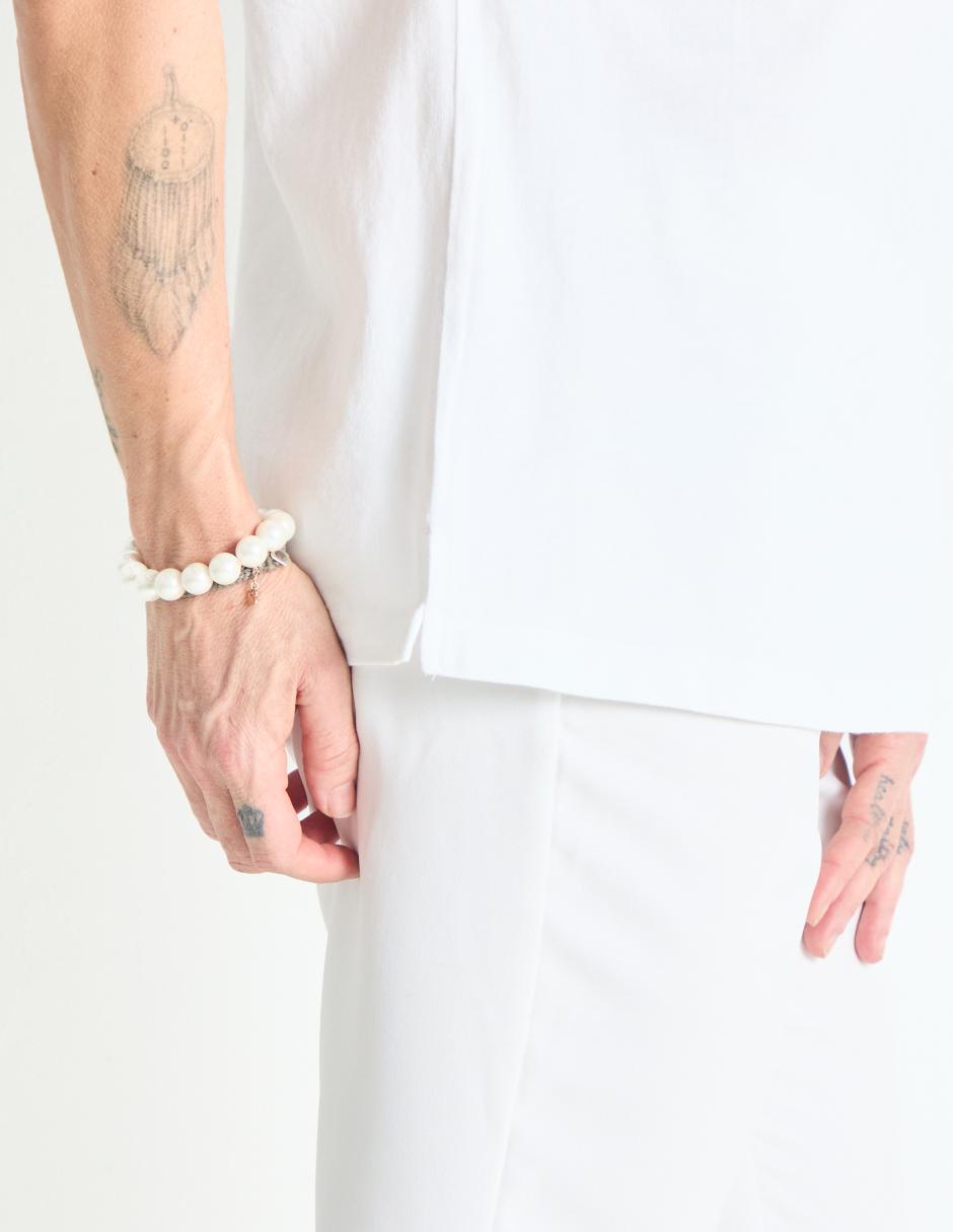 Playera manga corta cuello redondo para mujer 5