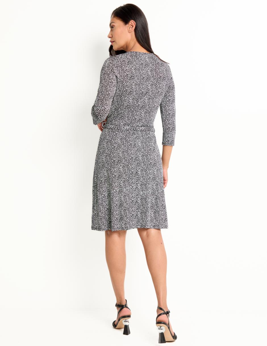 Vestido a la rodilla casual para mujer 2