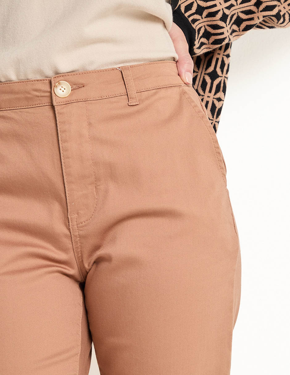 Pantalón capri slim para mujer 4