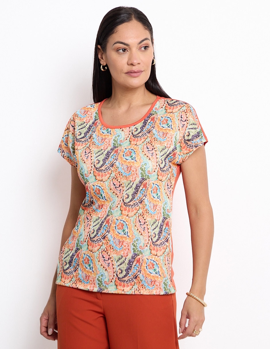 Blusa manga corta para mujer Blusa manga corta para mujer