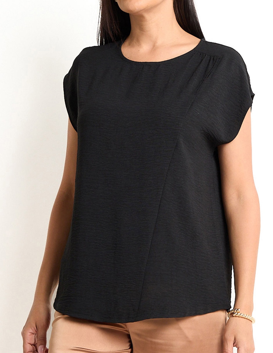 Blusa manga corta para mujer 5