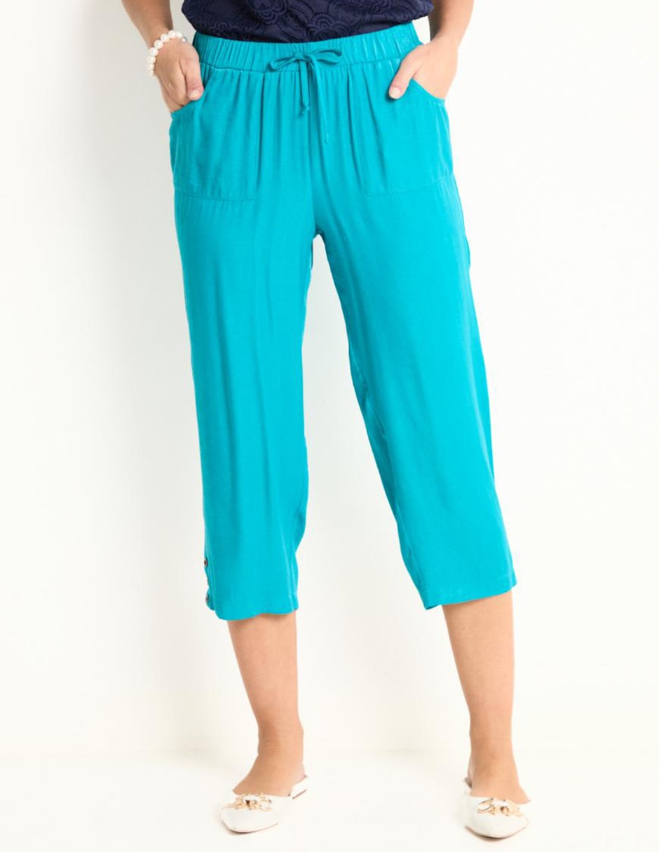 Pantalón capri straight para mujer 1