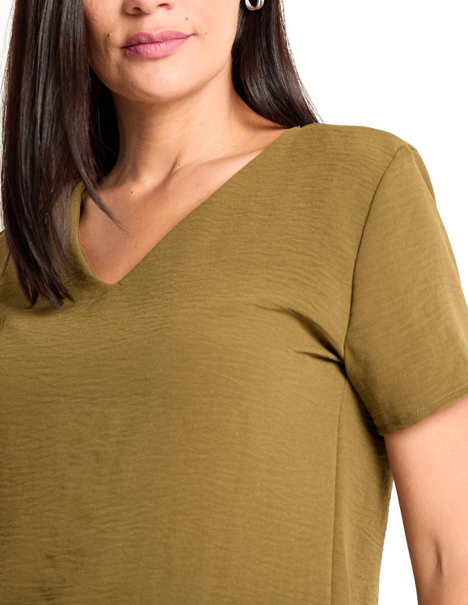 Blusa manga corta para mujer 4