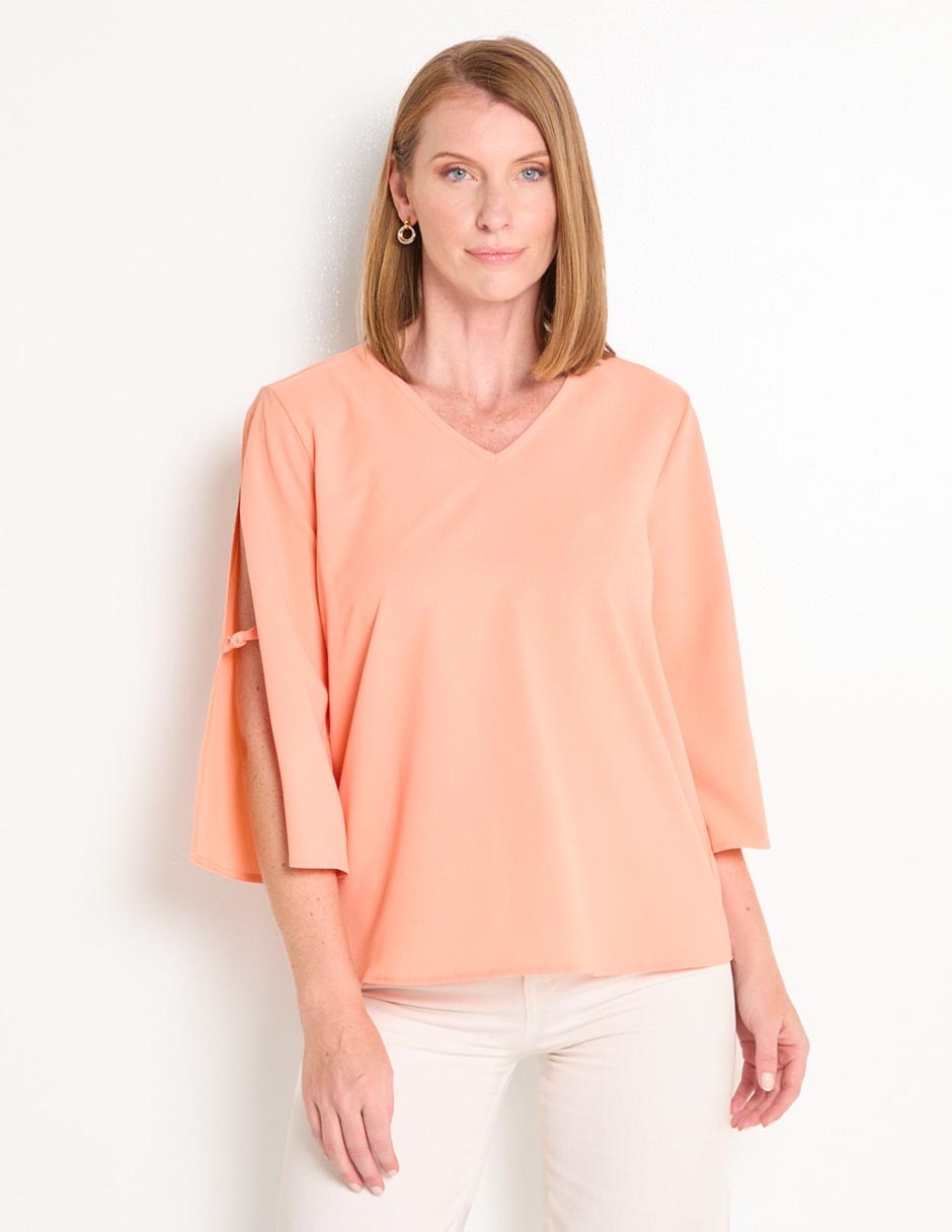 Blusa manga 3/4 para mujer Blusa manga 3/4 para mujer