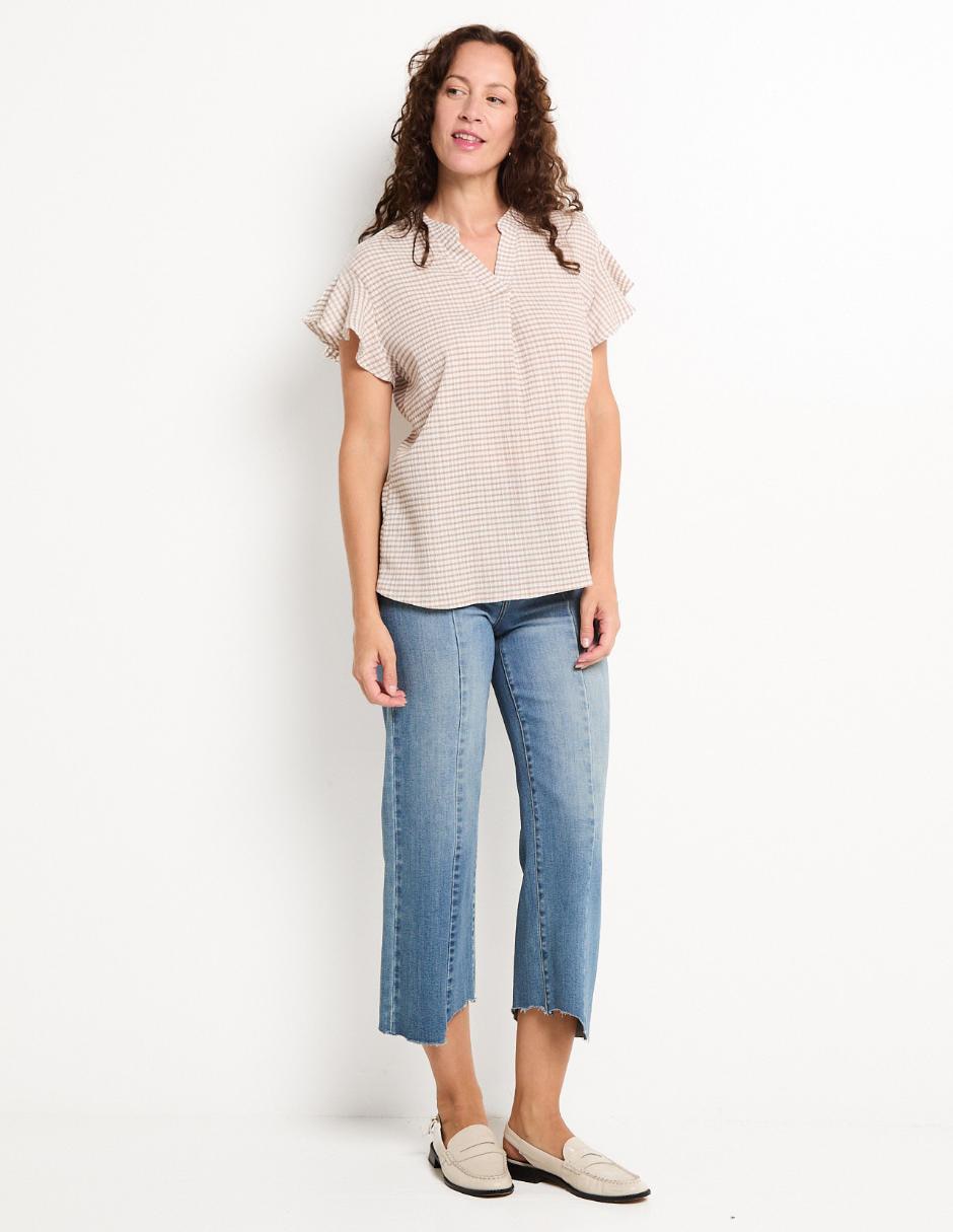 Blusa manga corta para mujer 3