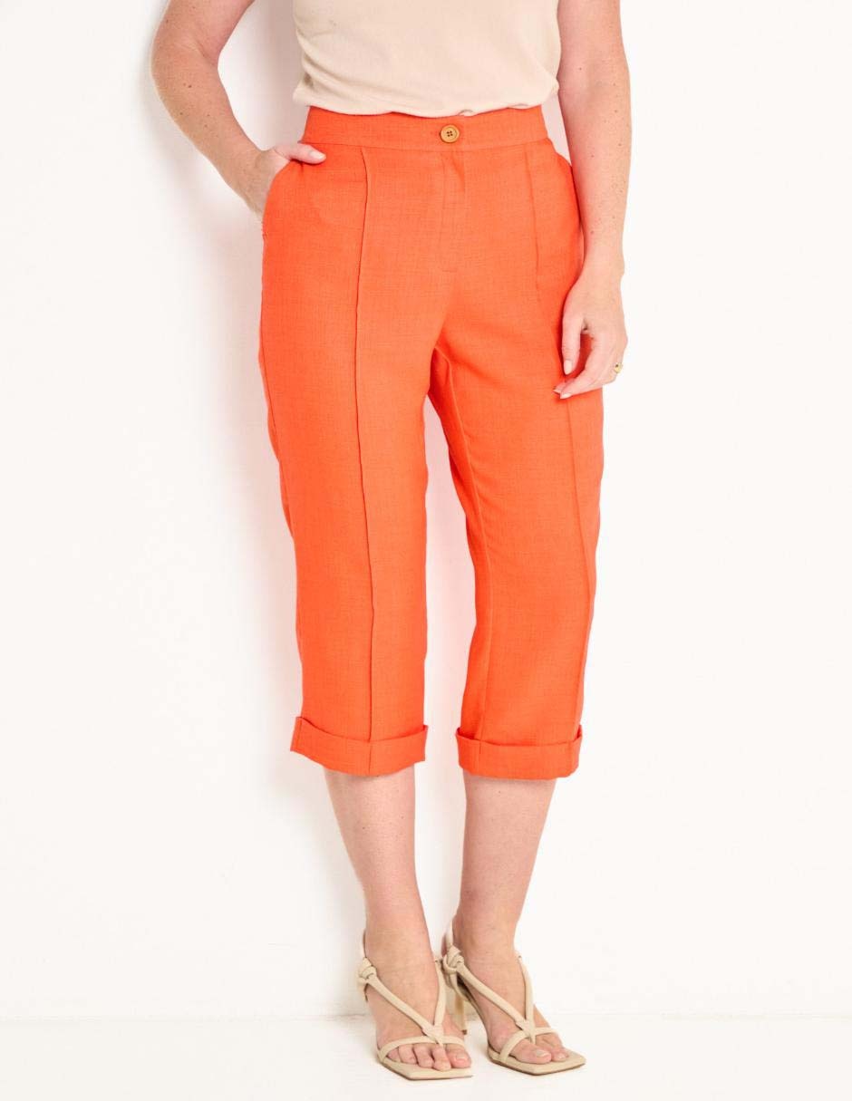 Pantalón capri slim para mujer 1