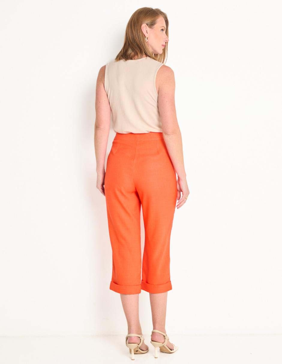 Pantalón capri slim para mujer 2