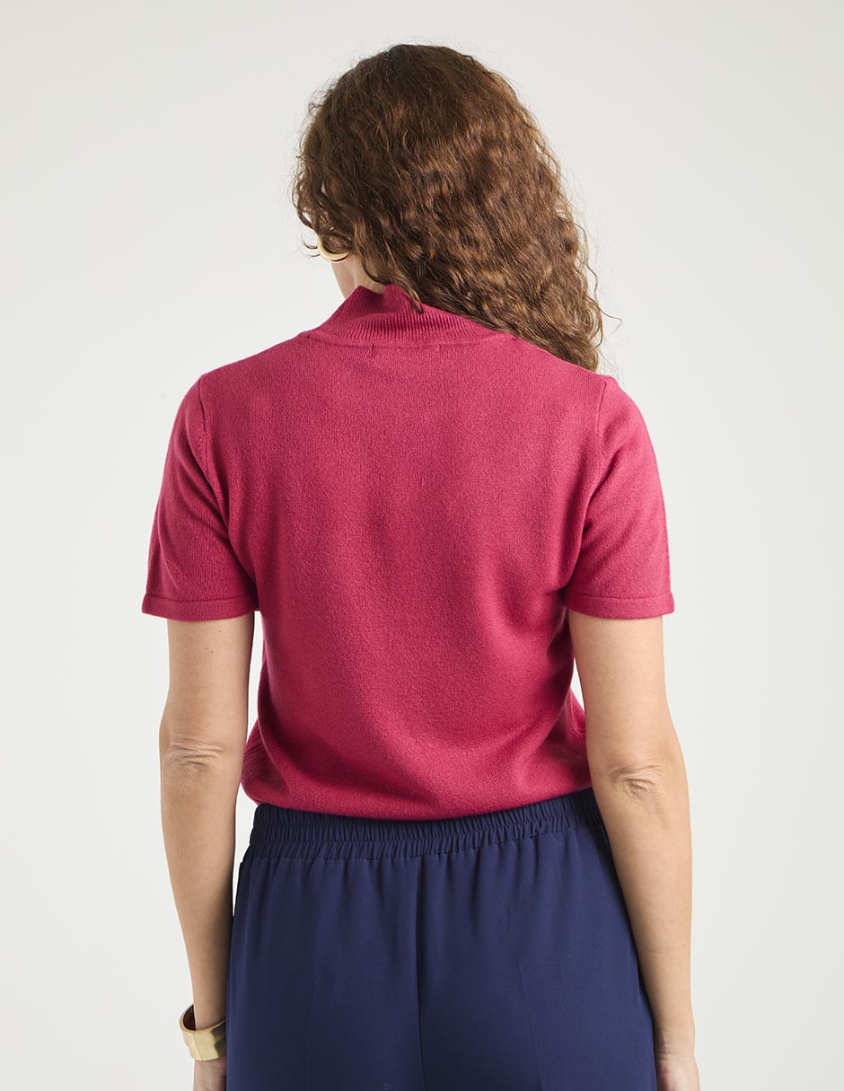 Suéter cuello alto para mujer 2