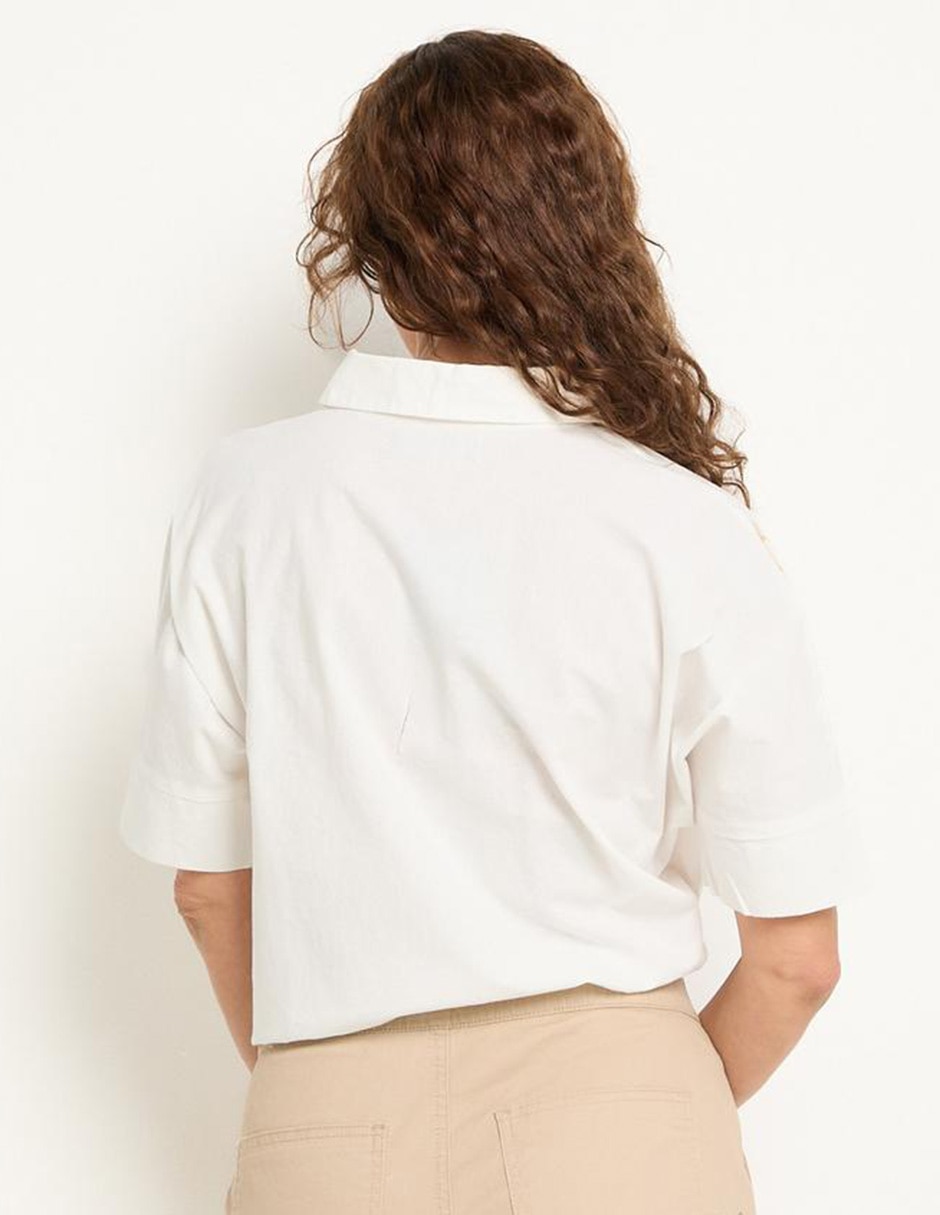 Blusa manga al codo para mujer 2