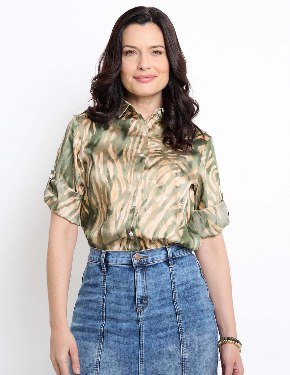 Blusa manga 3/4 para mujer Blusa manga 3/4 para mujer