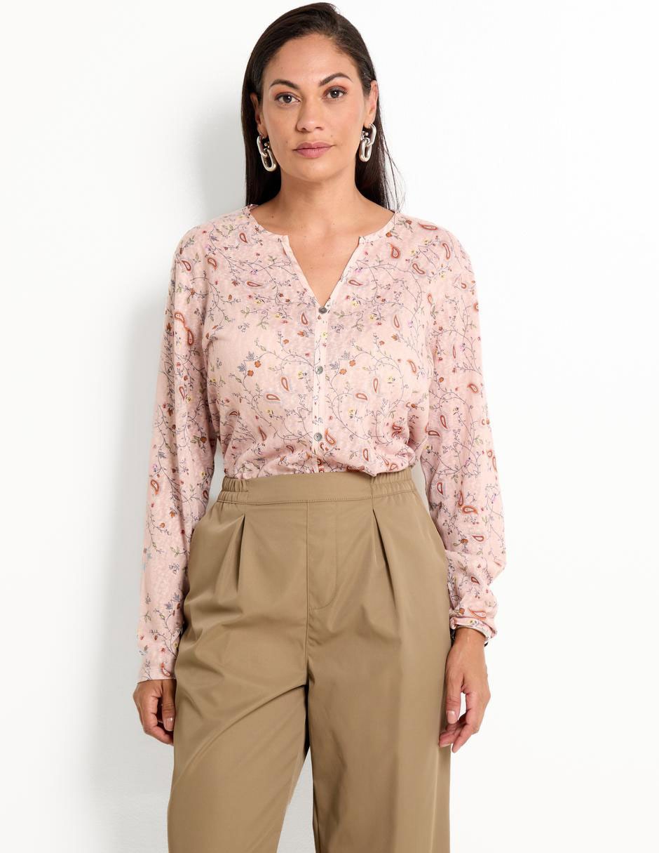 Blusa Morethanangels manga larga para mujer 1