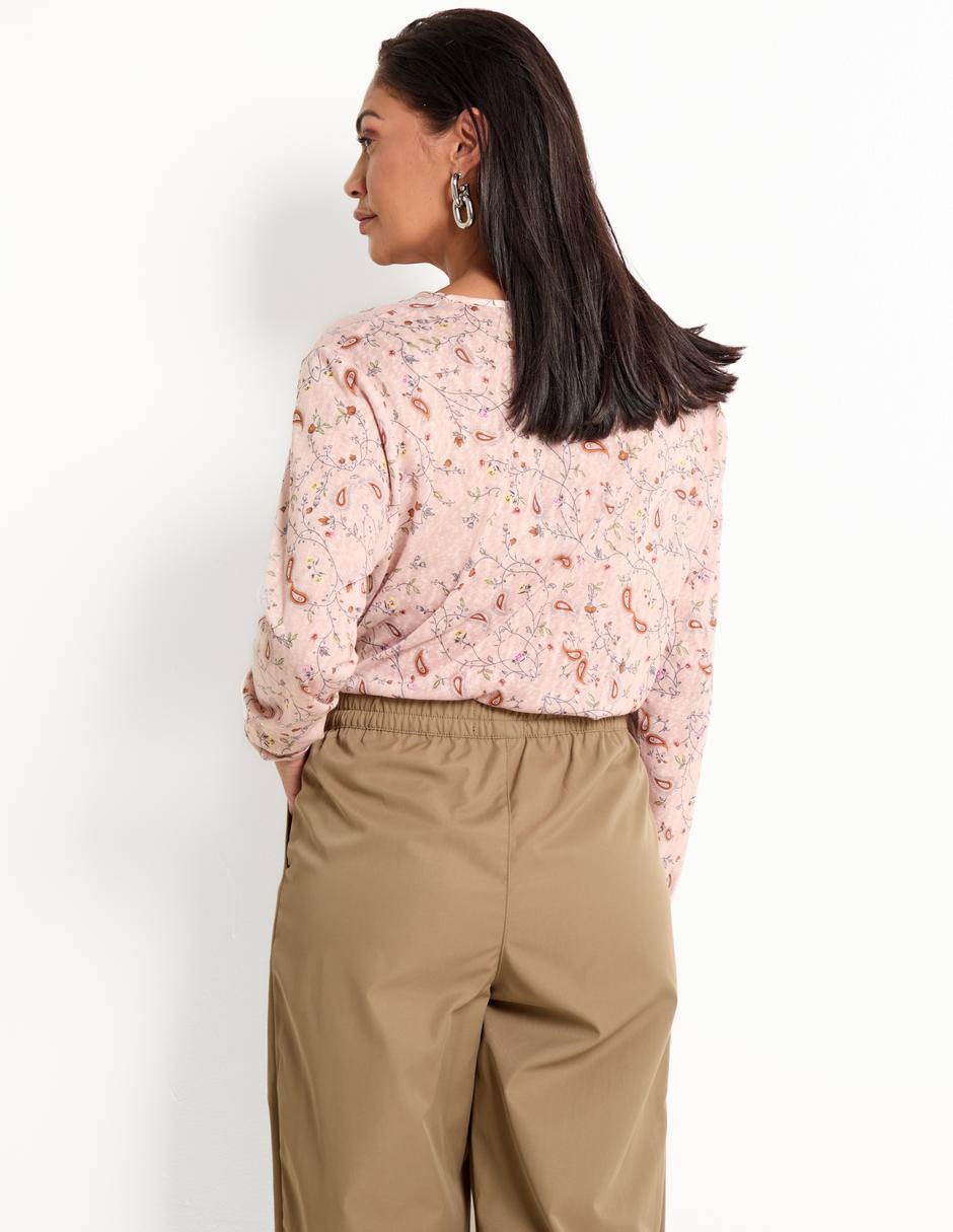 Blusa Morethanangels manga larga para mujer
