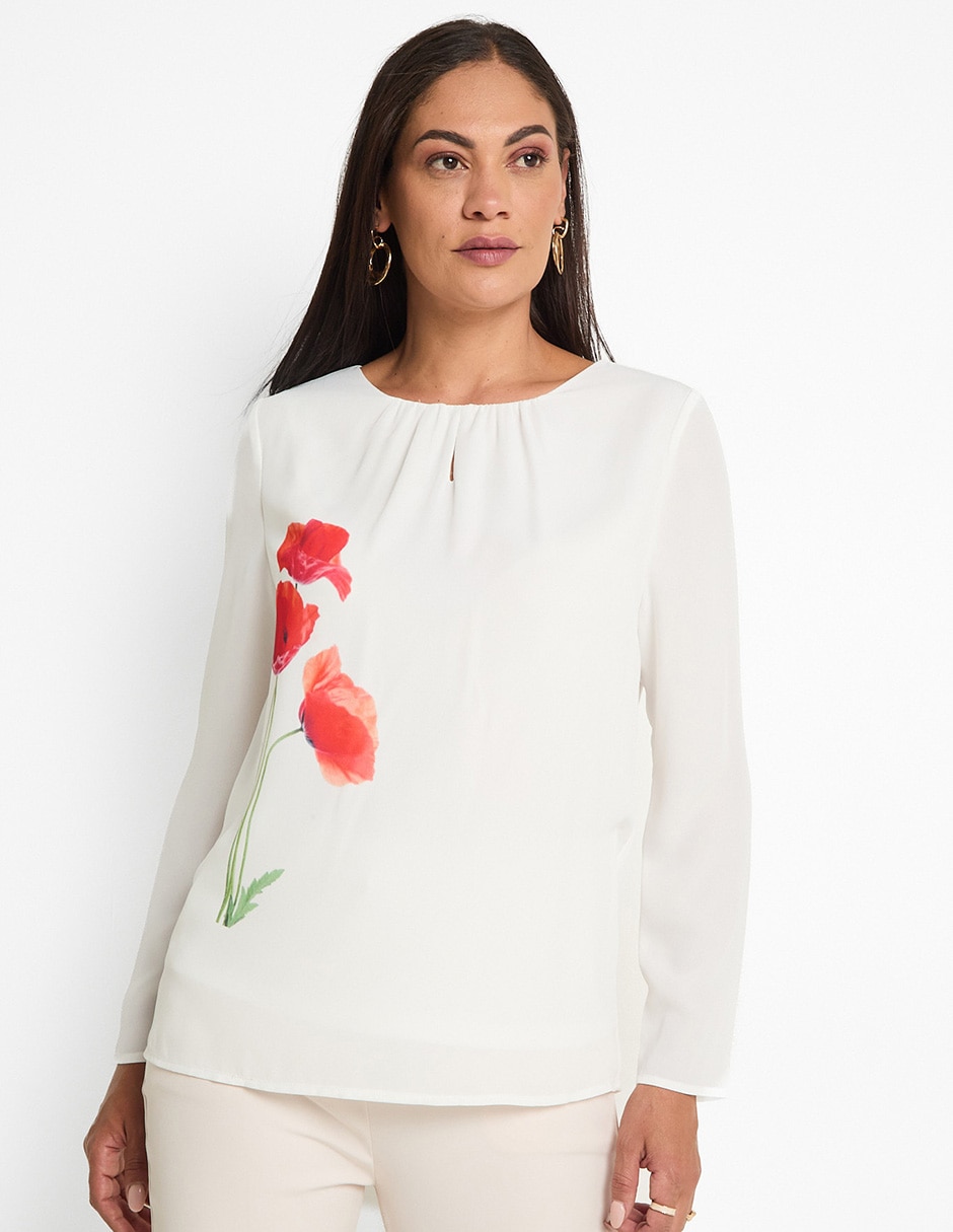Blusa manga larga para mujer Blusa manga larga para mujer