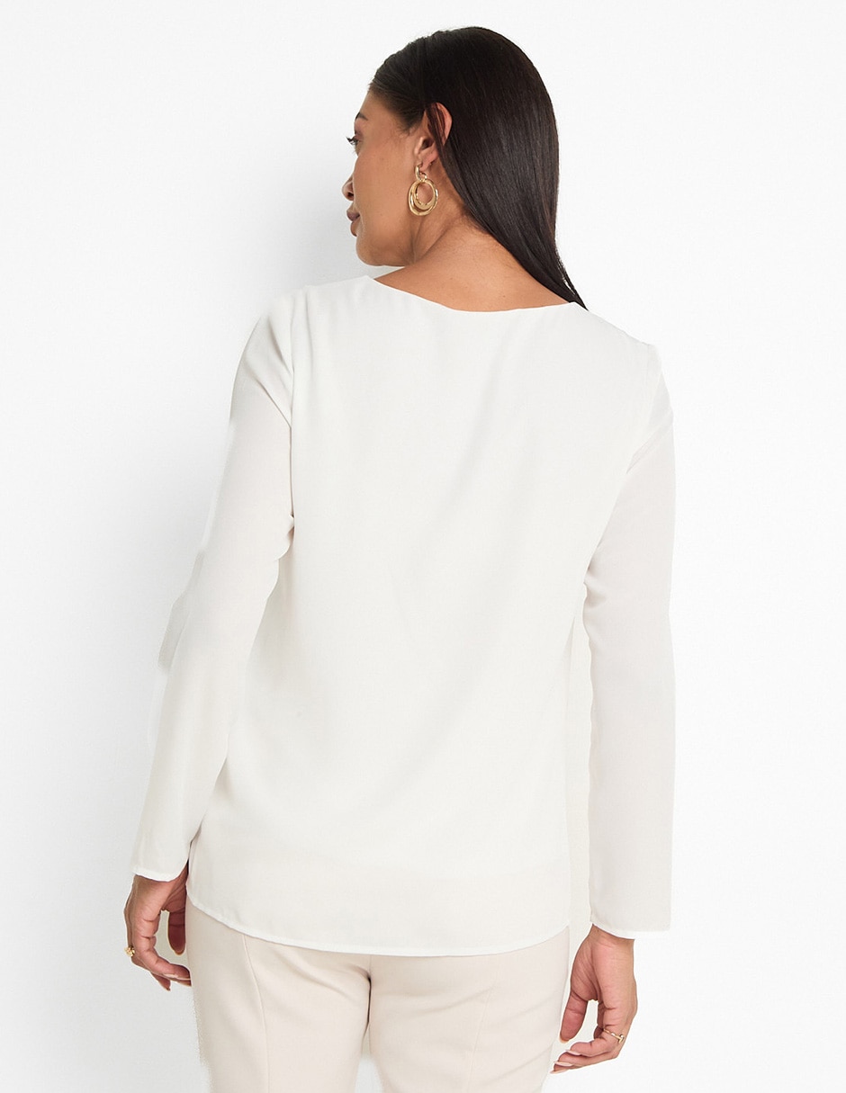 Blusa manga larga para mujer 2
