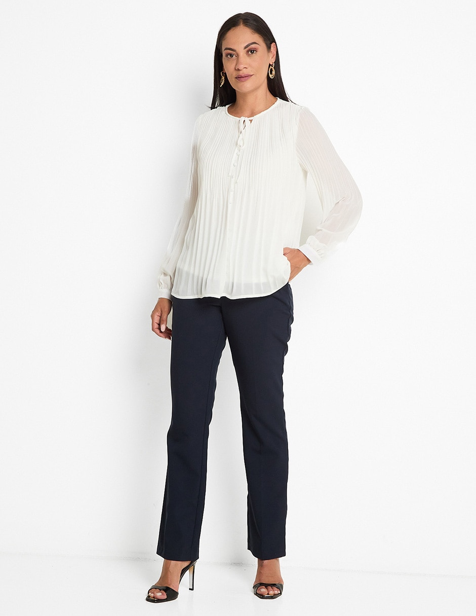 Blusa manga larga para mujer 3