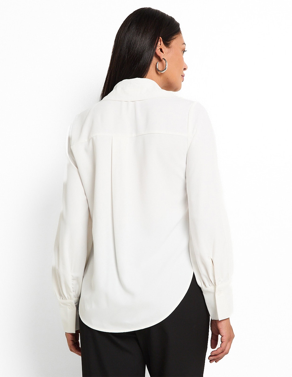 BLUSA LMM250031-09F LA MODE, CH, HUESO