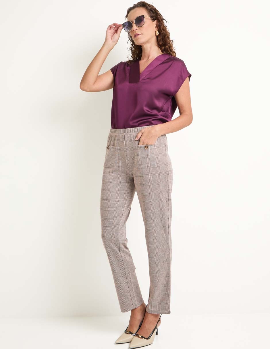 Blusa manga corta para mujer 3