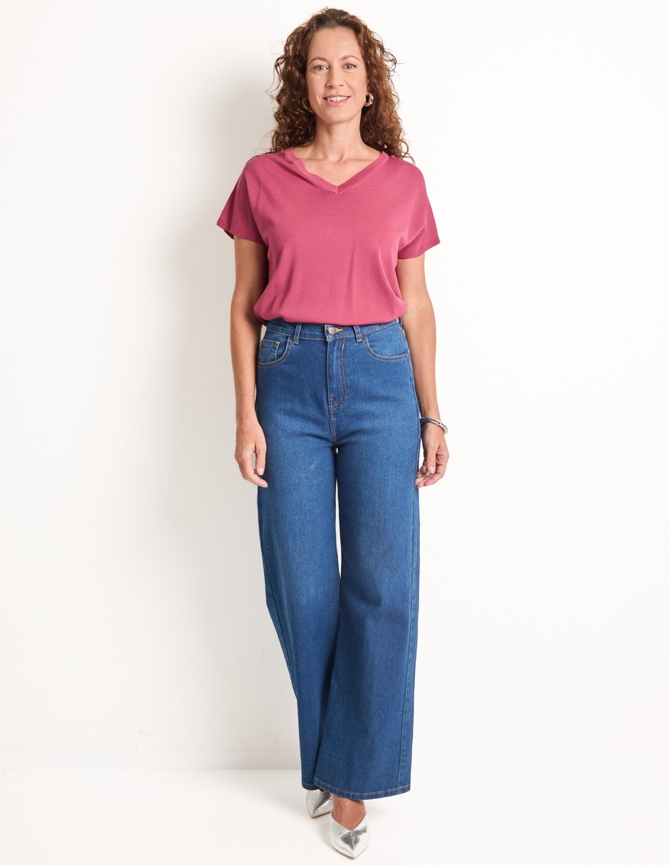 Blusa manga corta para mujer 3